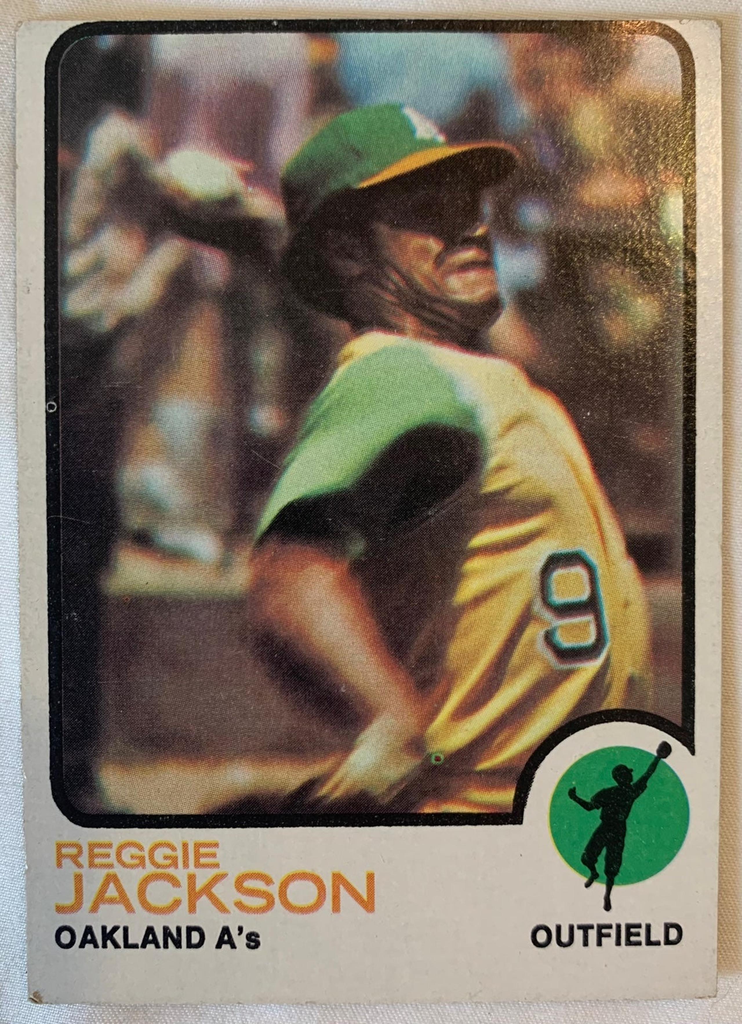 Reggie Jackson MLB Baseball Card Fermi Bubbles Grading F