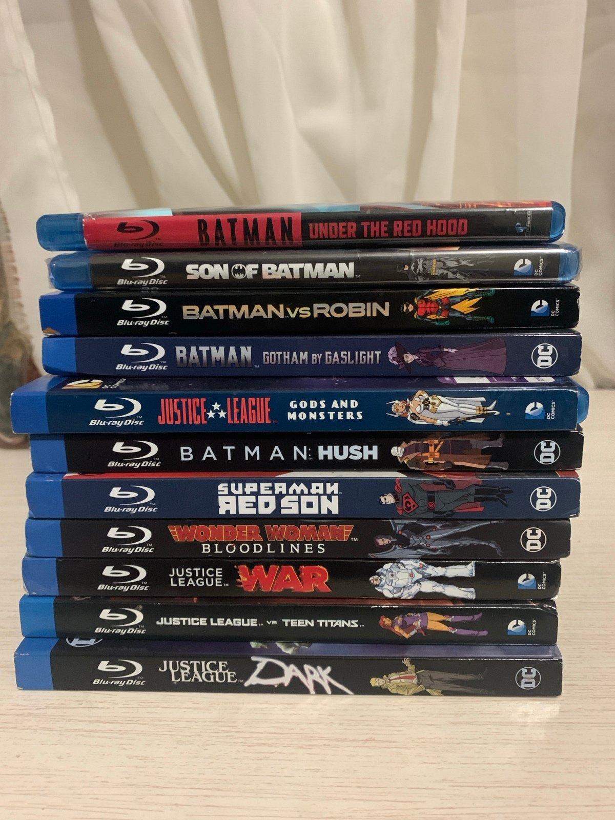 Batman Justice League DC Animated Comic Blu-Ray Lot Of 9 Slip Covers & 2noncover