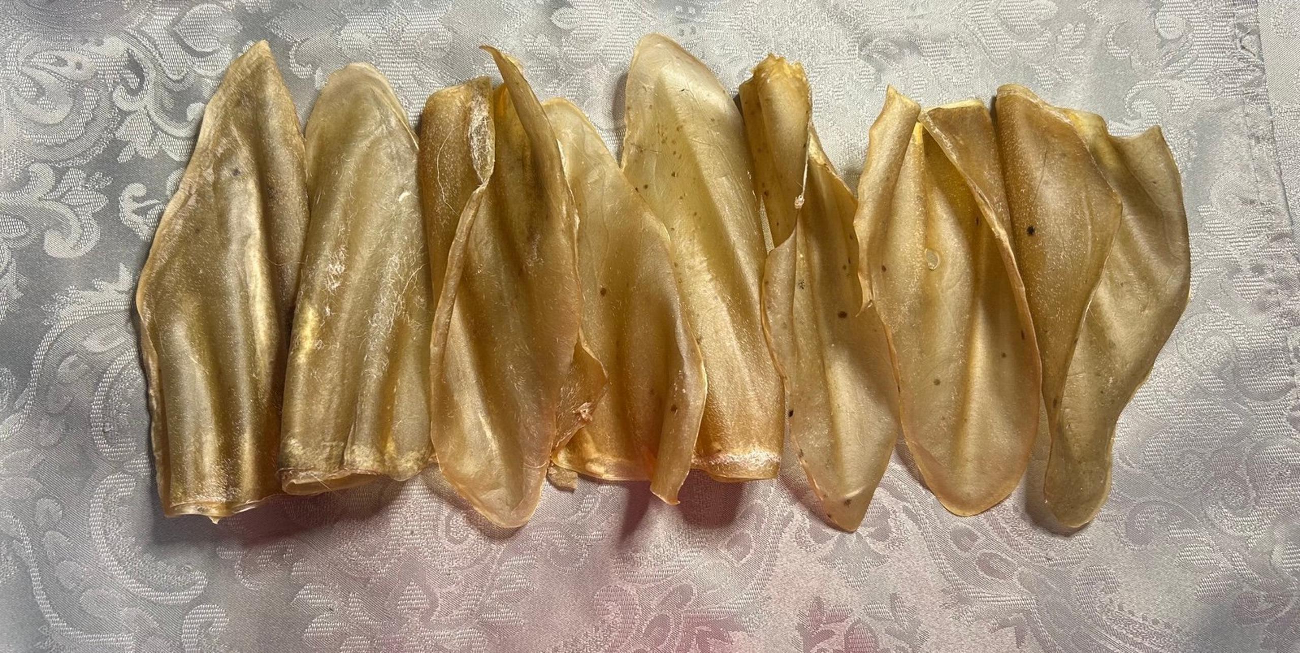 Brazilian 6”-7.5” Natural Cow Ear 10pk