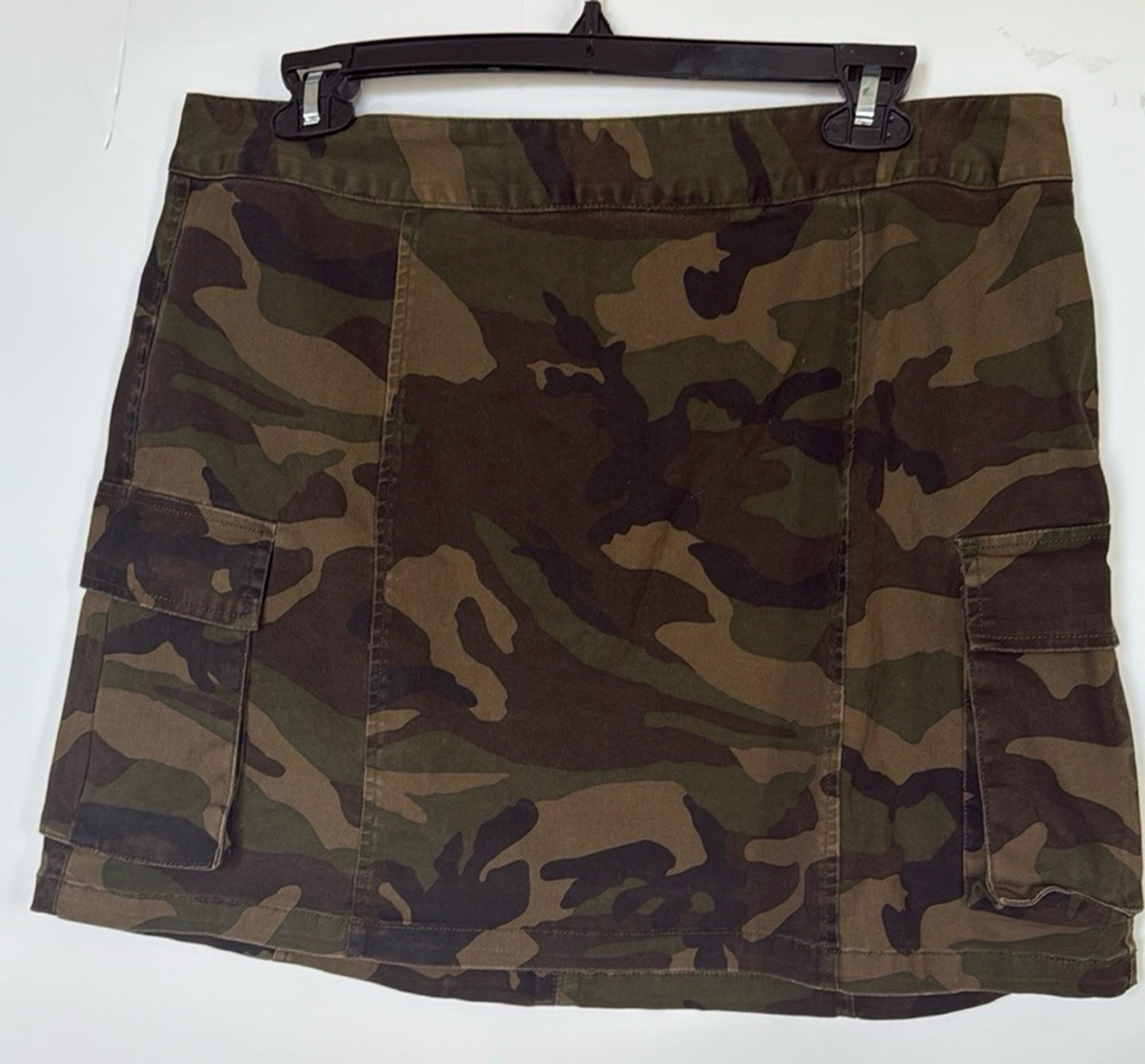 Naked Wardrobe Camouflage Mini Skirt