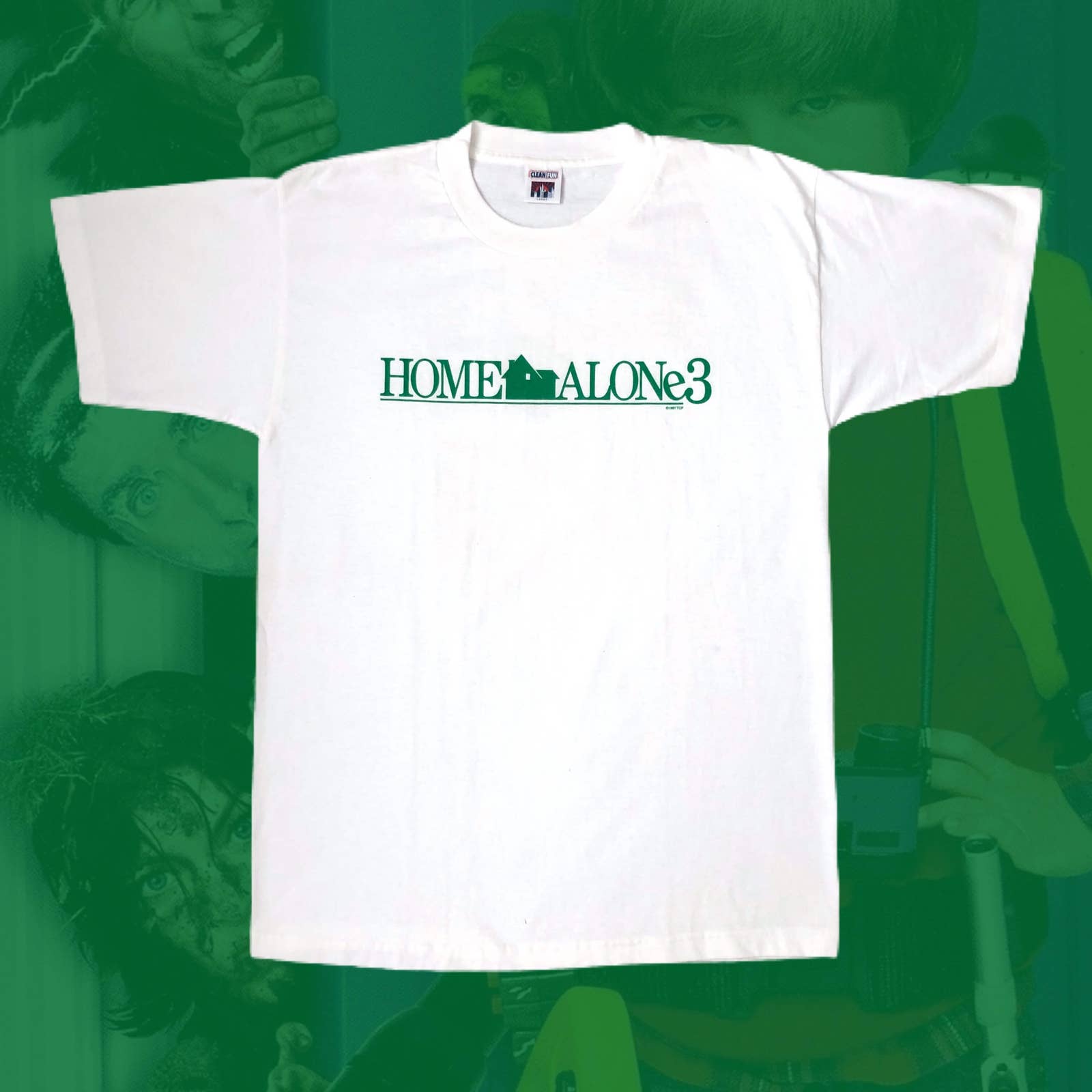 Vintage Deadstock NWOT 1997 Home Alone 3 Movie T-Shirt (L)
