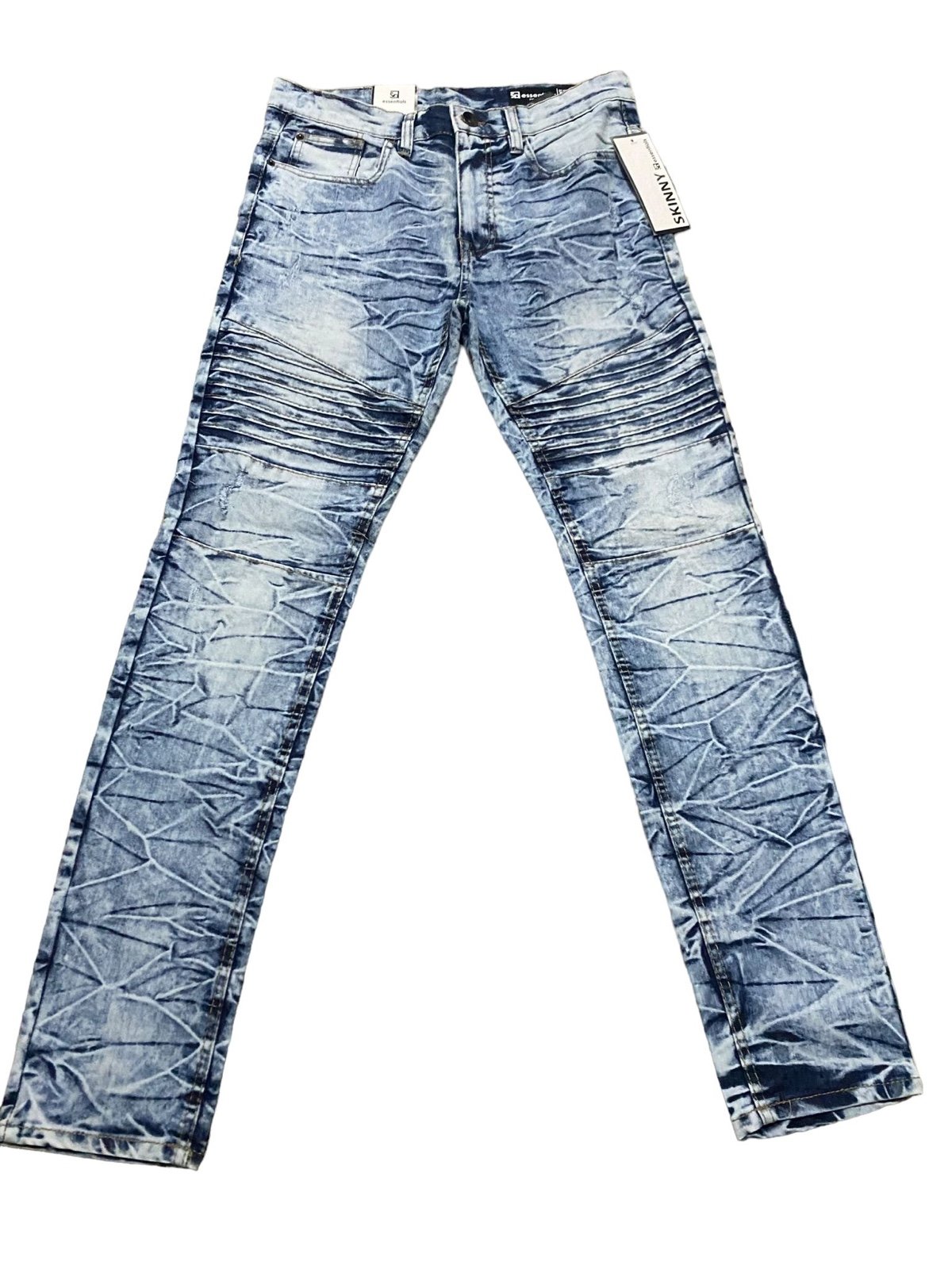 Essentials Skinny Jeans Size 32/32 Color Blue & white