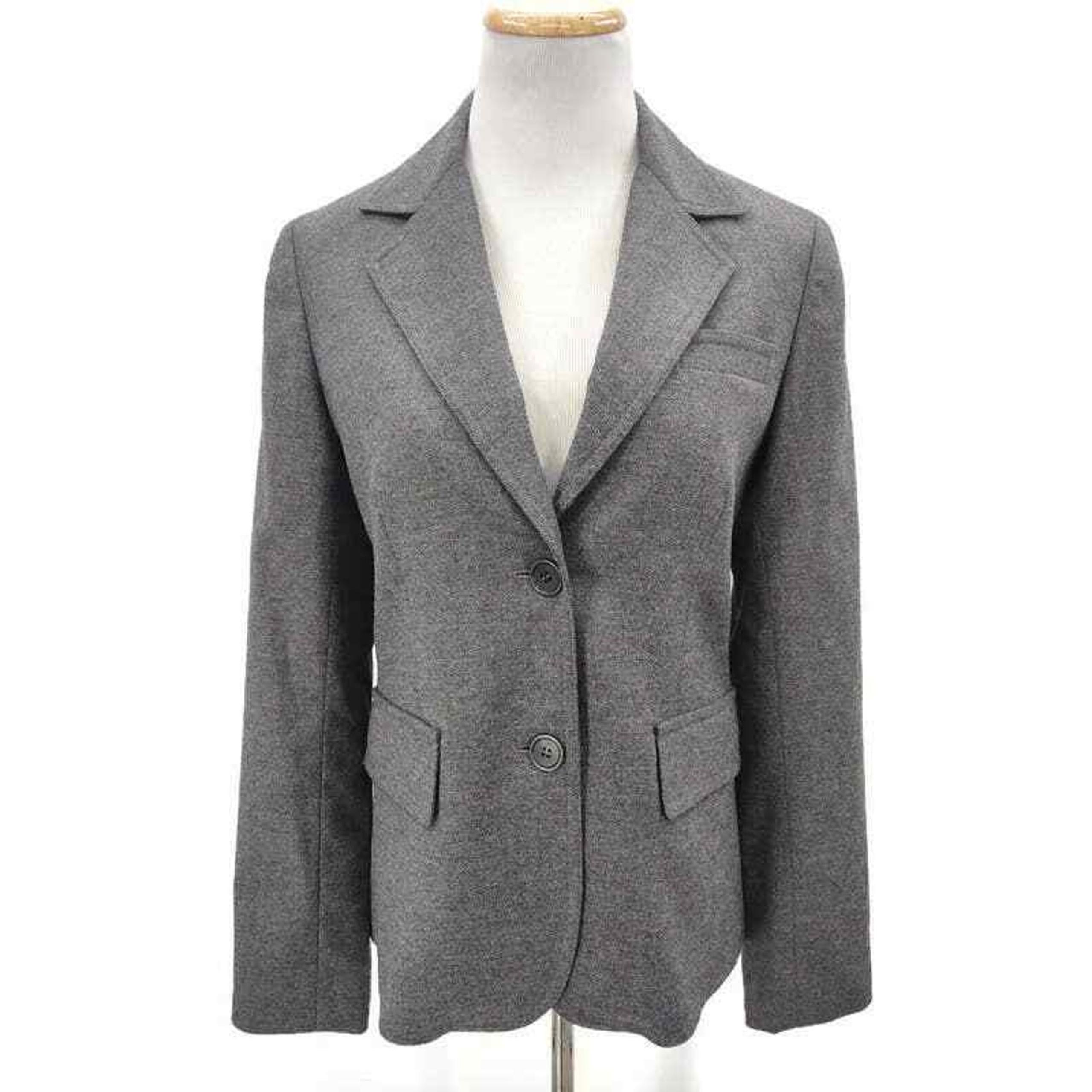 Theory Women's classic gray wool 2 button blazer Workwear