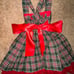 Girls handmade dress with cape