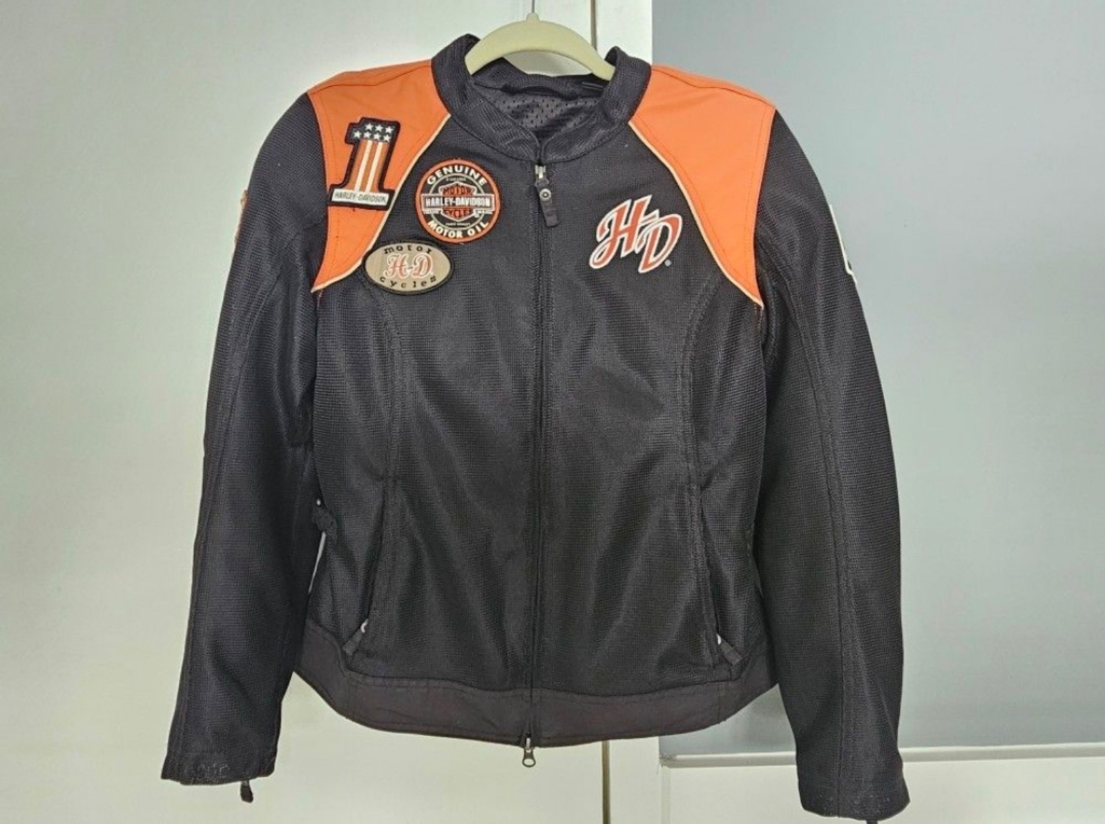 Harley Davidson mesh padded Jacket women small