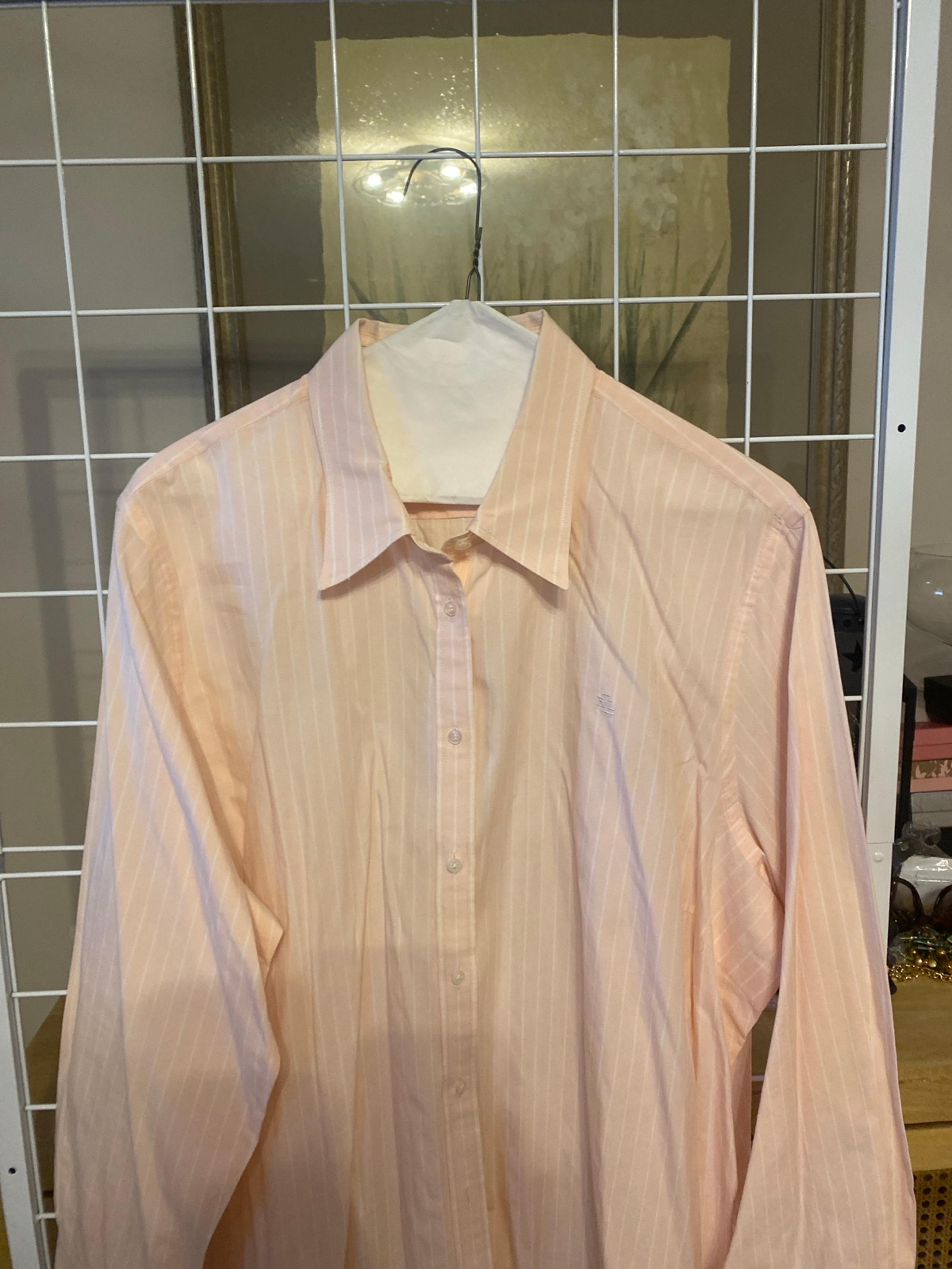 Dress shirt Ralph Lauren 2XL pink with white stripes
