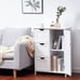 NEW Wooden Freestanding Storage Organizer with 1 Cupboard and 3 Drawers