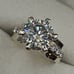 ‼️STUNNING‼️CERTIFIED‼️ VVS1 4.05CT. Natural White Diamond Accent Ring.