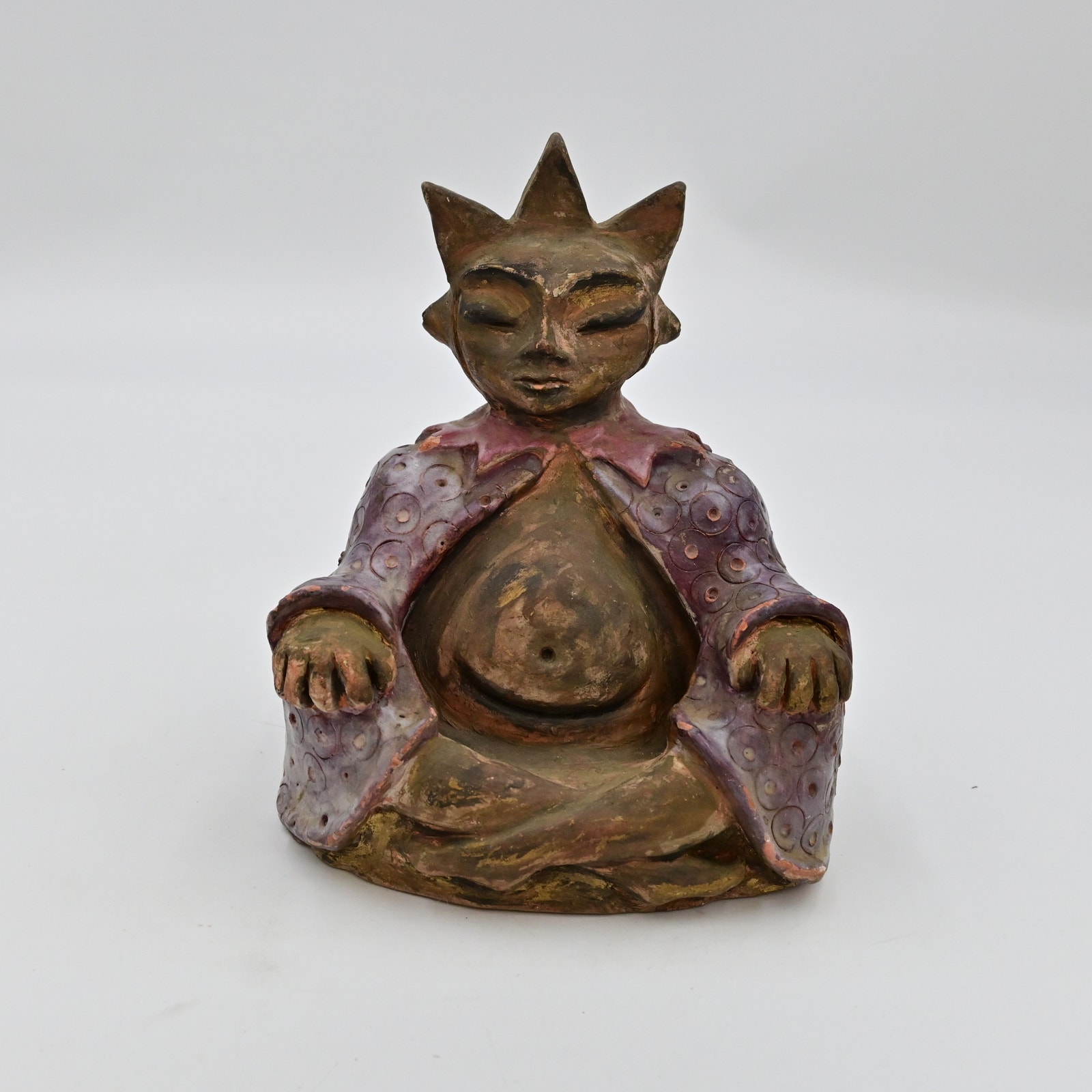 Vintage Handmade Tribal Pottery Figure