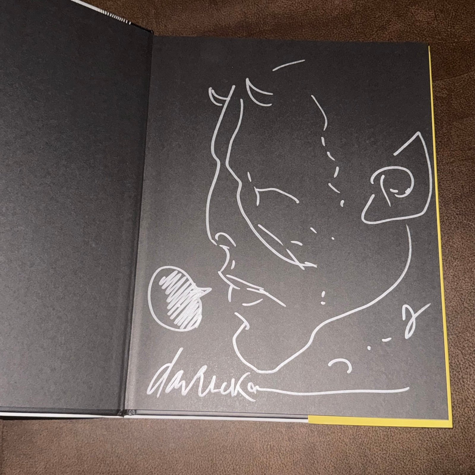 SIGNAL TO NOISE SIGNED NEIL GAIMAN SKETCHED DAVE MCKEAN