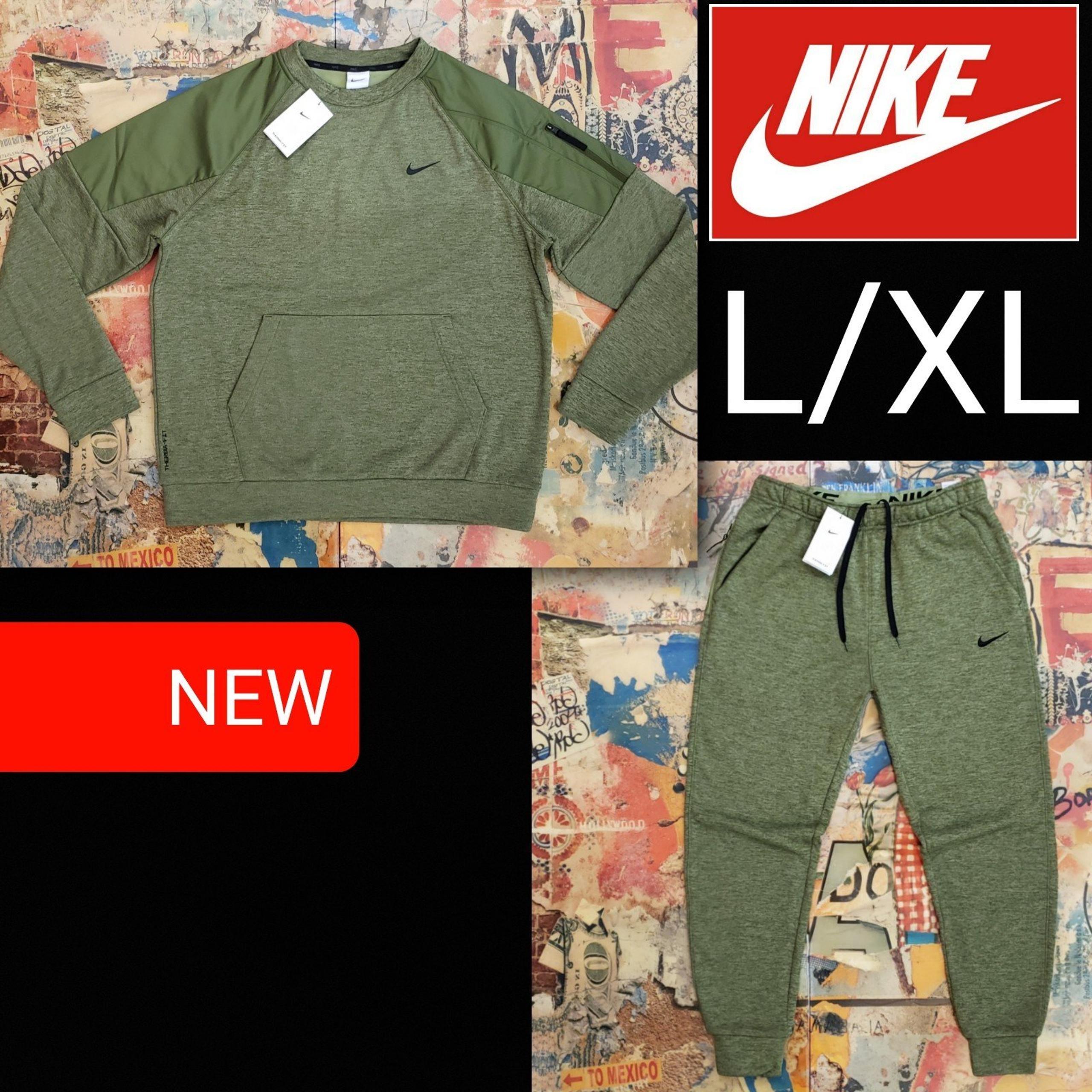 SET: $150 New Nike Mens Therma-FIT Fleece Sweater & Joggers!