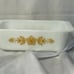 Pyrex Gold Butterfly Loaf Pan 913 9 .5 X 4. 5 X 2.5 Made In USA Bakeware VTG