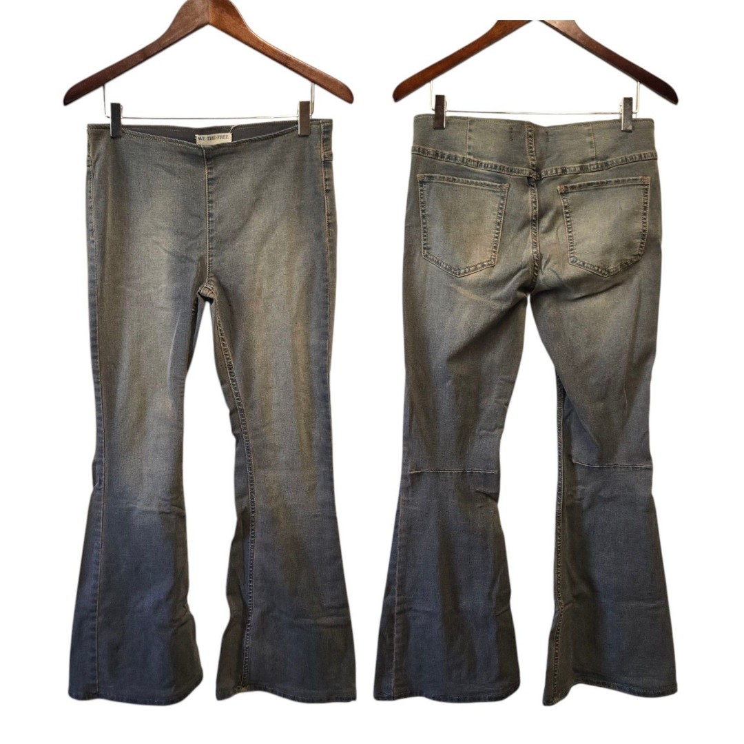 WE THE FREE Flare Penny Pull On Flare Jeans Size 28 FREE PEOPLE