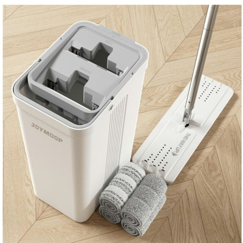JOYMOOP Mop & Bucket & Wringer Long Handle Hardwood Floor Mop