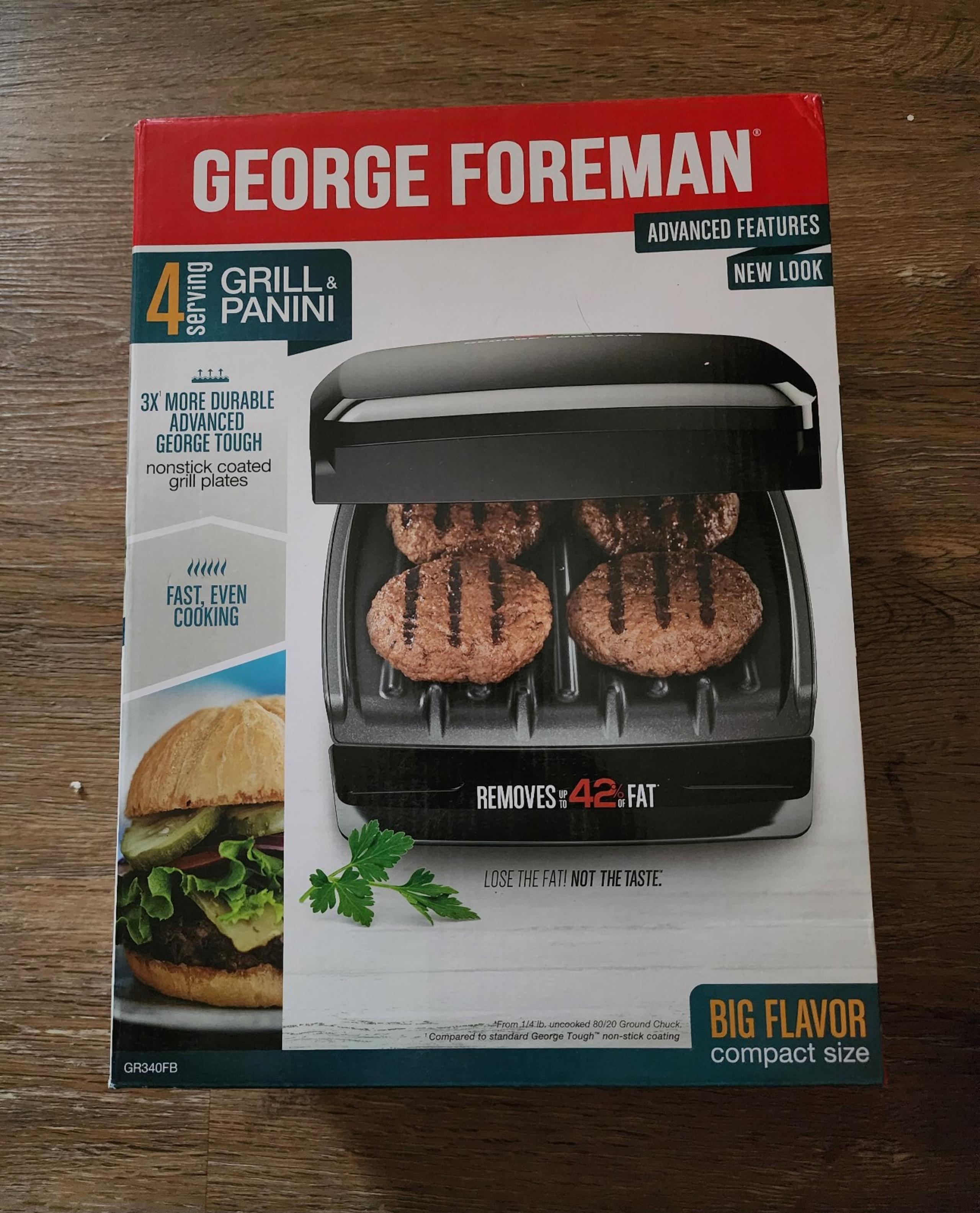 George Foreman grill and panini