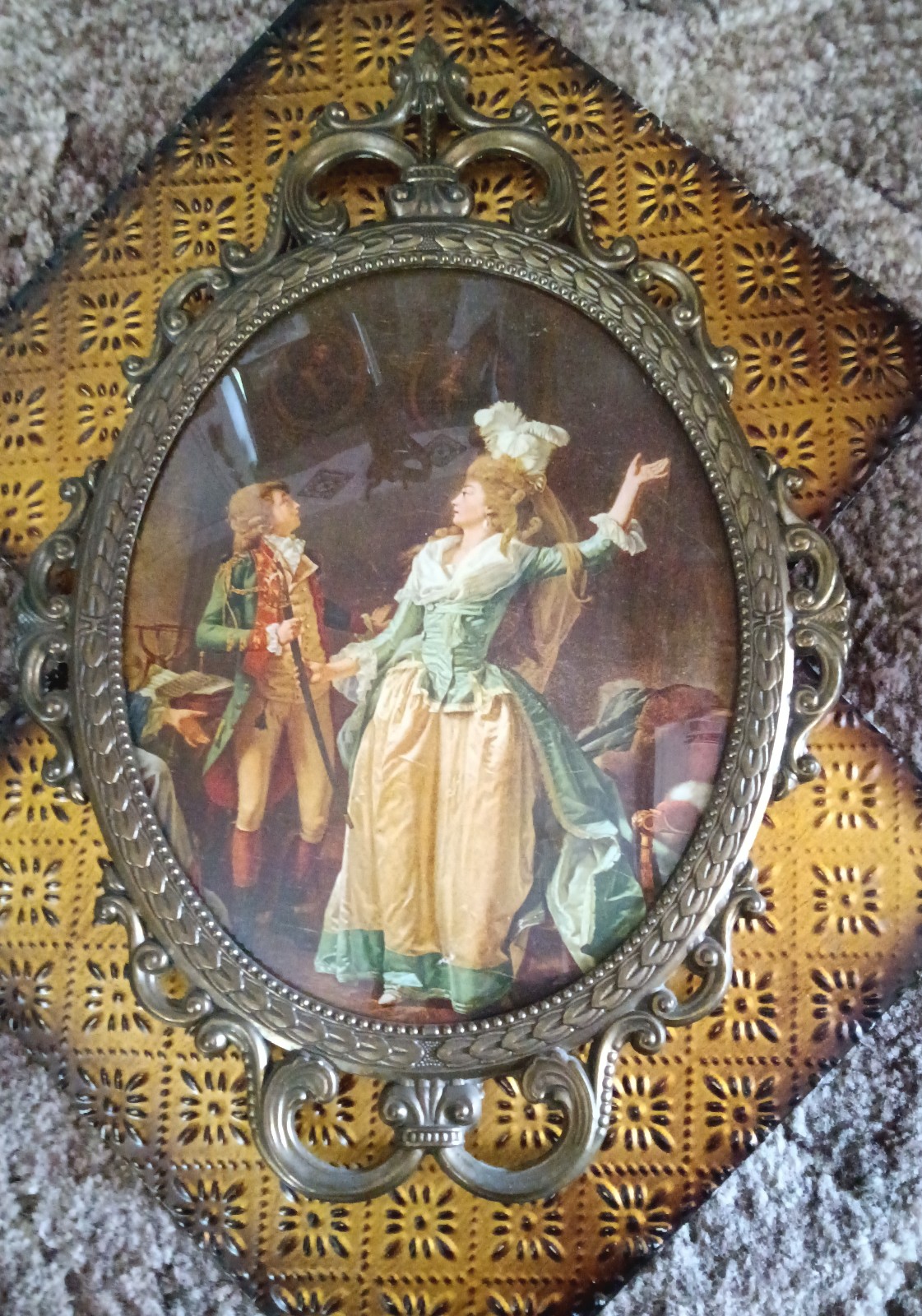 Vintage Italian Ornate Picture Frame...