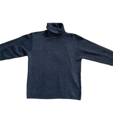 Pendleton Vintage Wool Dark Gray Turtleneck Sweater