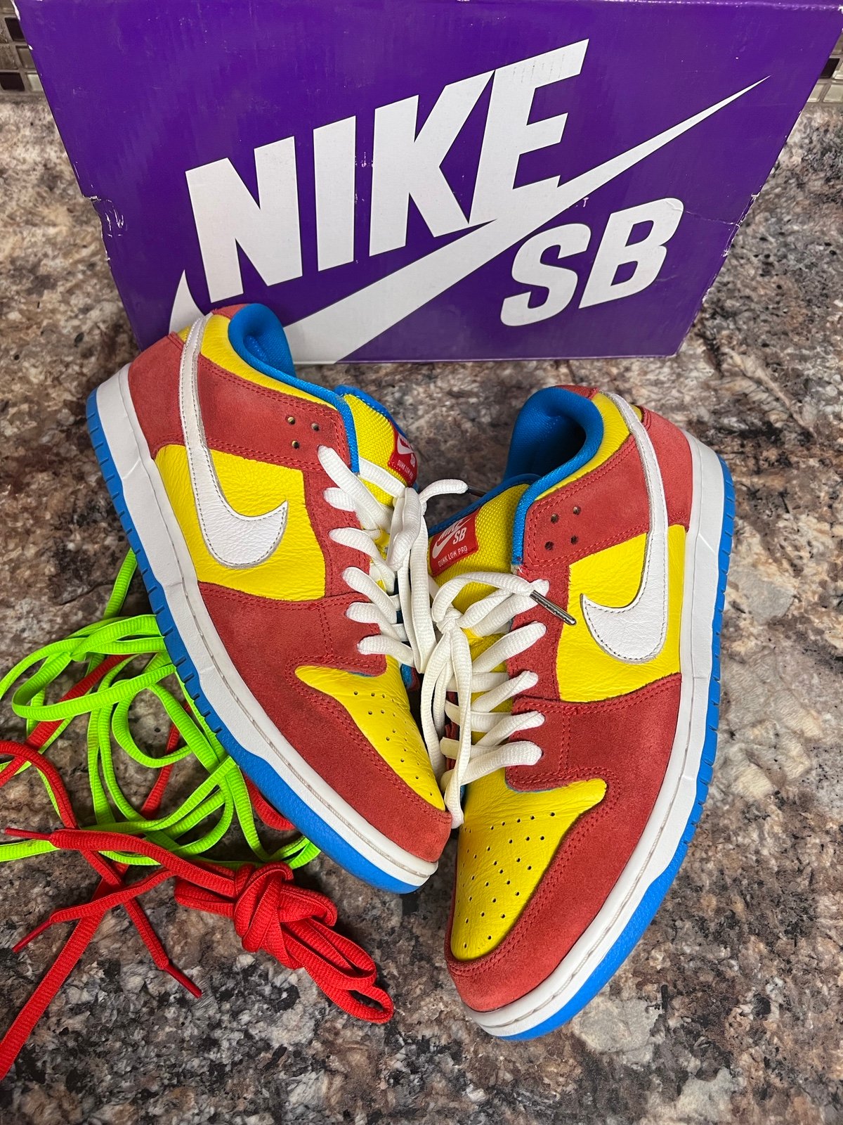 Nike sb dunk Bart Simpson size 11.5 authentic bq6817602 panda fruity Ben jerry