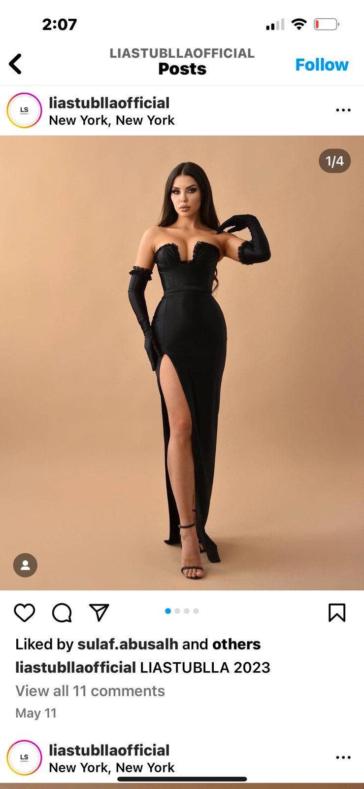 Black Formal Dress Lis Stublla M