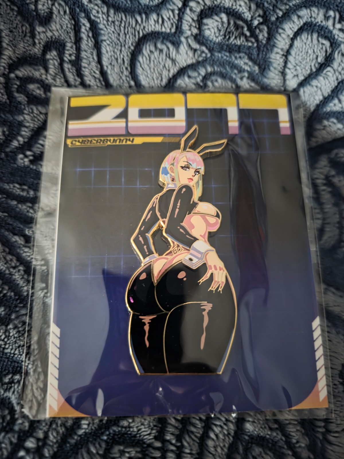 Syxcollectibles Cyberpunk EdgeRunners Lucy Enamel Pin