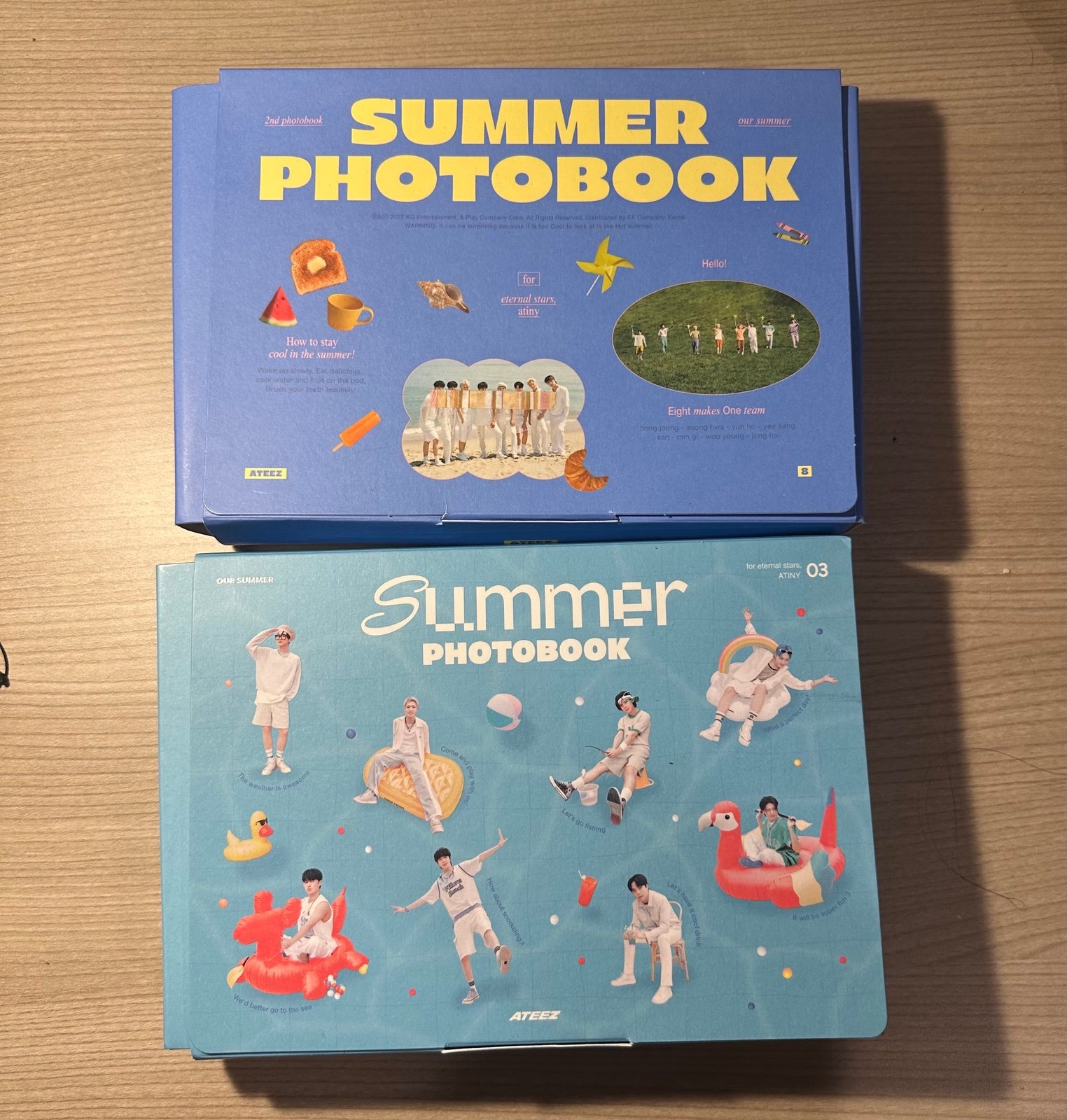 Ateez Summer Photobook 2022 + 2023 Set Unsealed - CD