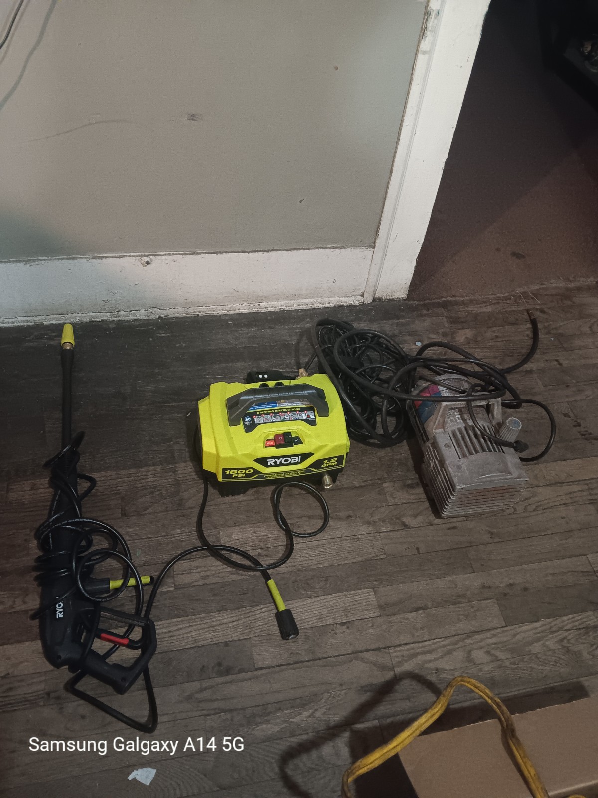 Pressure Washer, Air Compressor, 200 gallon water Drum