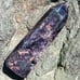 VRY RARE & STUNNING!♡ Deep Purple Sugilite w Fluorite Lg Crystal/Gemstone Tower