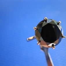 4.86ct 100% REAL NATURAL BLACK DIAMOND RING, CERTIFICATE,FR EE DIA TESTER Size 9