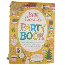 Betty Crocker's Party Book - A book with recipes and ideas for parties 1960