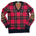 Michael Kors Collection Tartan Mohair Sweater