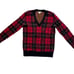 Michael Kors Collection Tartan Mohair Sweater