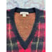 Michael Kors Collection Tartan Mohair Sweater