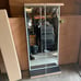 Stainless steel bathroom mirror