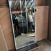 Stainless steel bathroom mirror