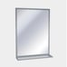 Stainless steel bathroom mirror