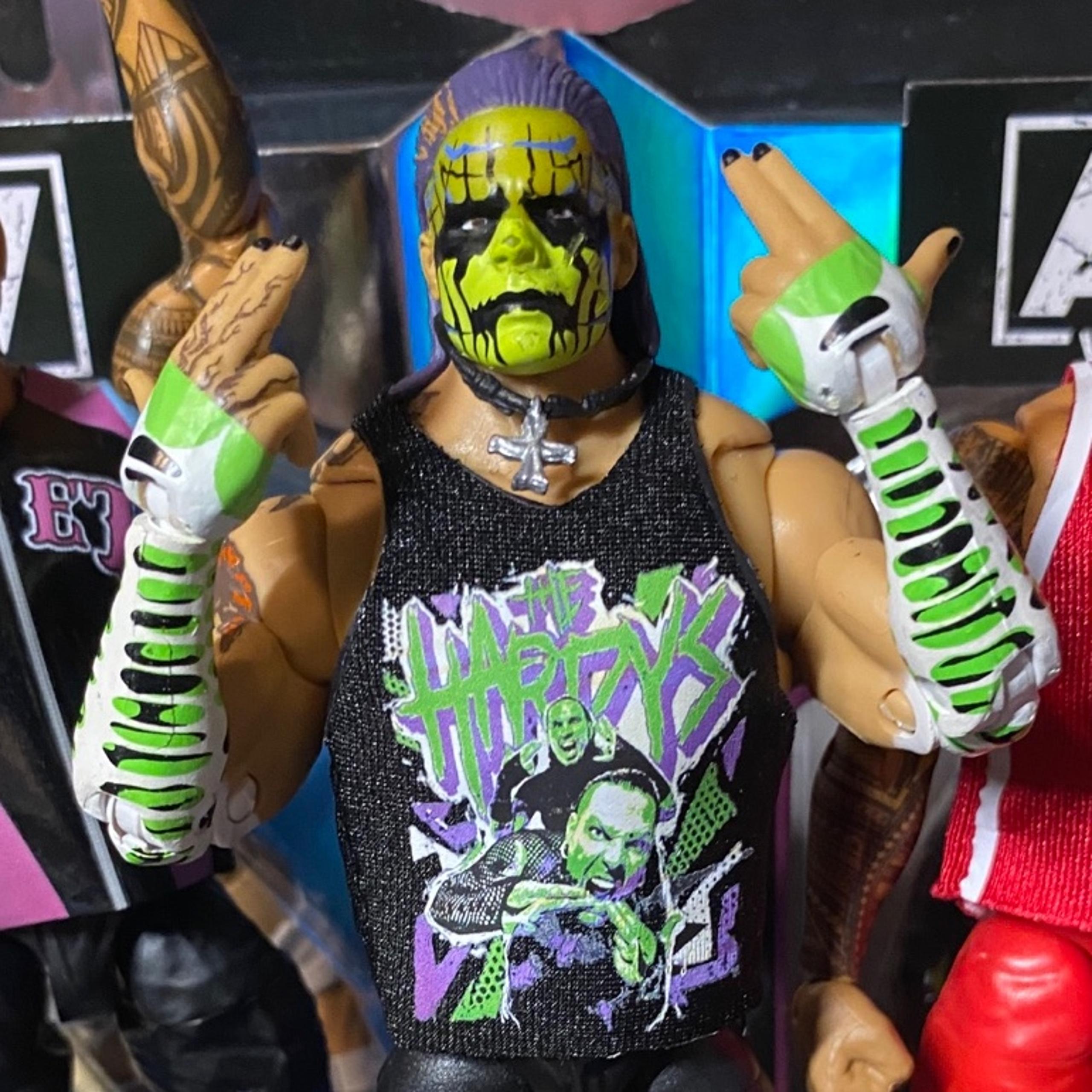 WWE Jeff Hardy Custom Figure Shirt