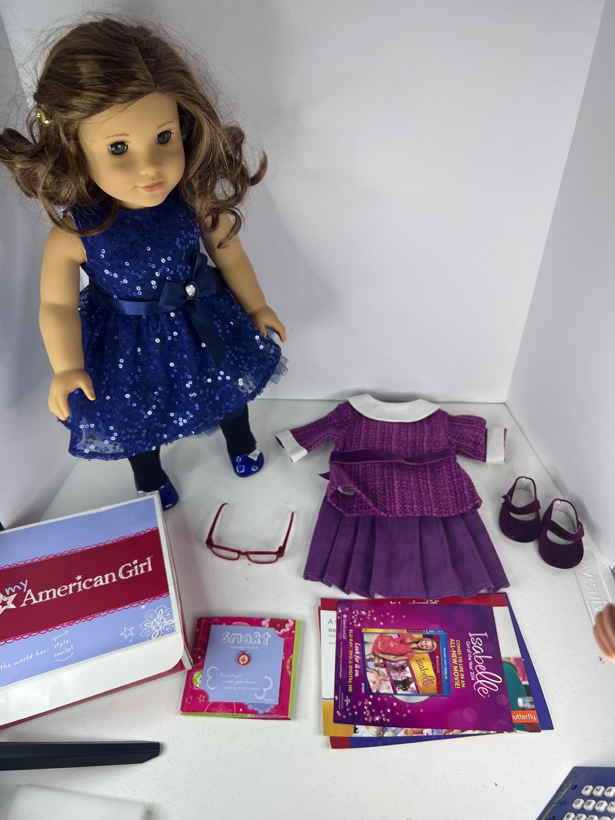 American Girl Doll Rebecca Rubin Meet Outfit with Holiday OutFit