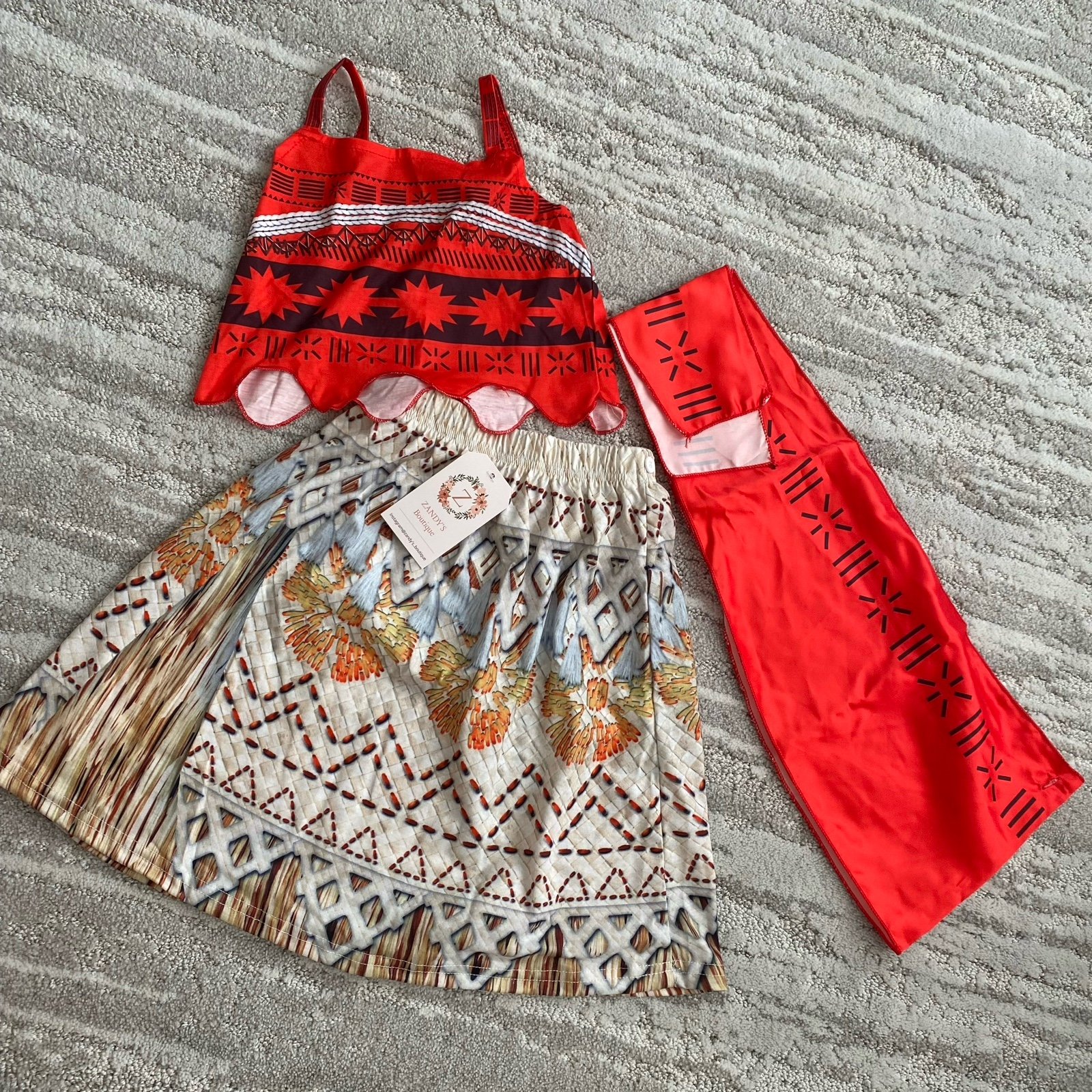 Moana costume toddler size 4