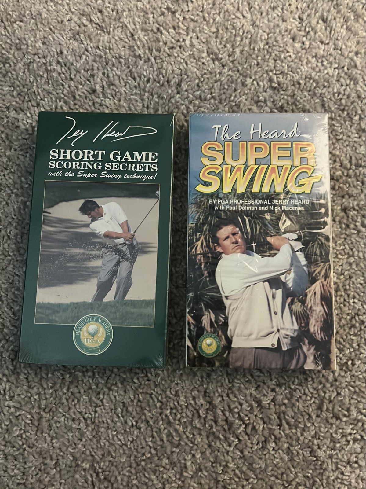 NEW Heard Golf Academy VHS LOT
