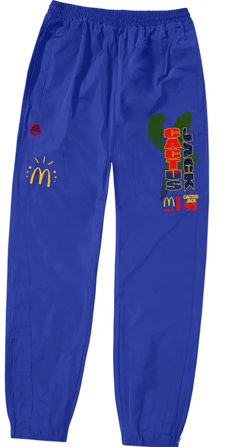 Cactus Jack by Travis Scott x McDonald's All American '92 Nylon Pants SMALL