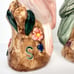 Anthropologie Loro Salt And Pepper Shaker Set Bird Parrots Green Peach
