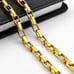30 Womens 14K Gold Bike Chain Link Necklace 14 Karat Jewelry Biker Style 30inch