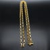 30 Womens 14K Gold Bike Chain Link Necklace 14 Karat Jewelry Biker Style 30inch