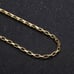 30 Womens 14K Gold Bike Chain Link Necklace 14 Karat Jewelry Biker Style 30inch