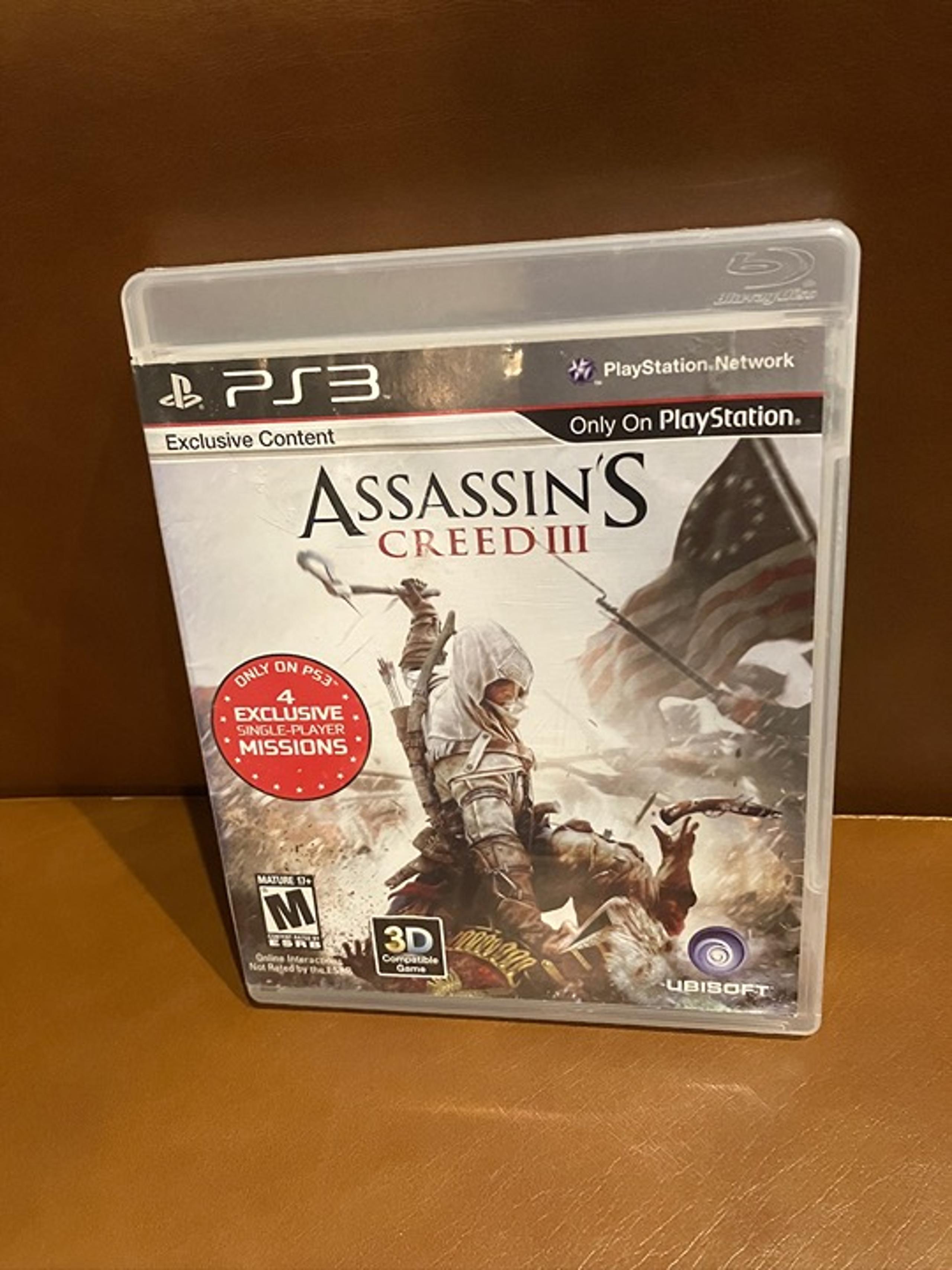 Assassins Creed 3 PlayStation 3 PS3