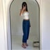 No Excuses Vintage 90s Straight Leg Capri Jeans Size 11/12
