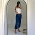 No Excuses Vintage 90s Straight Leg Capri Jeans Size 11/12