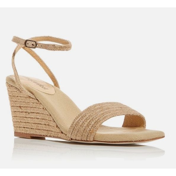 Jeffrey Campbell Sailboat Wedge Sandals in Tan