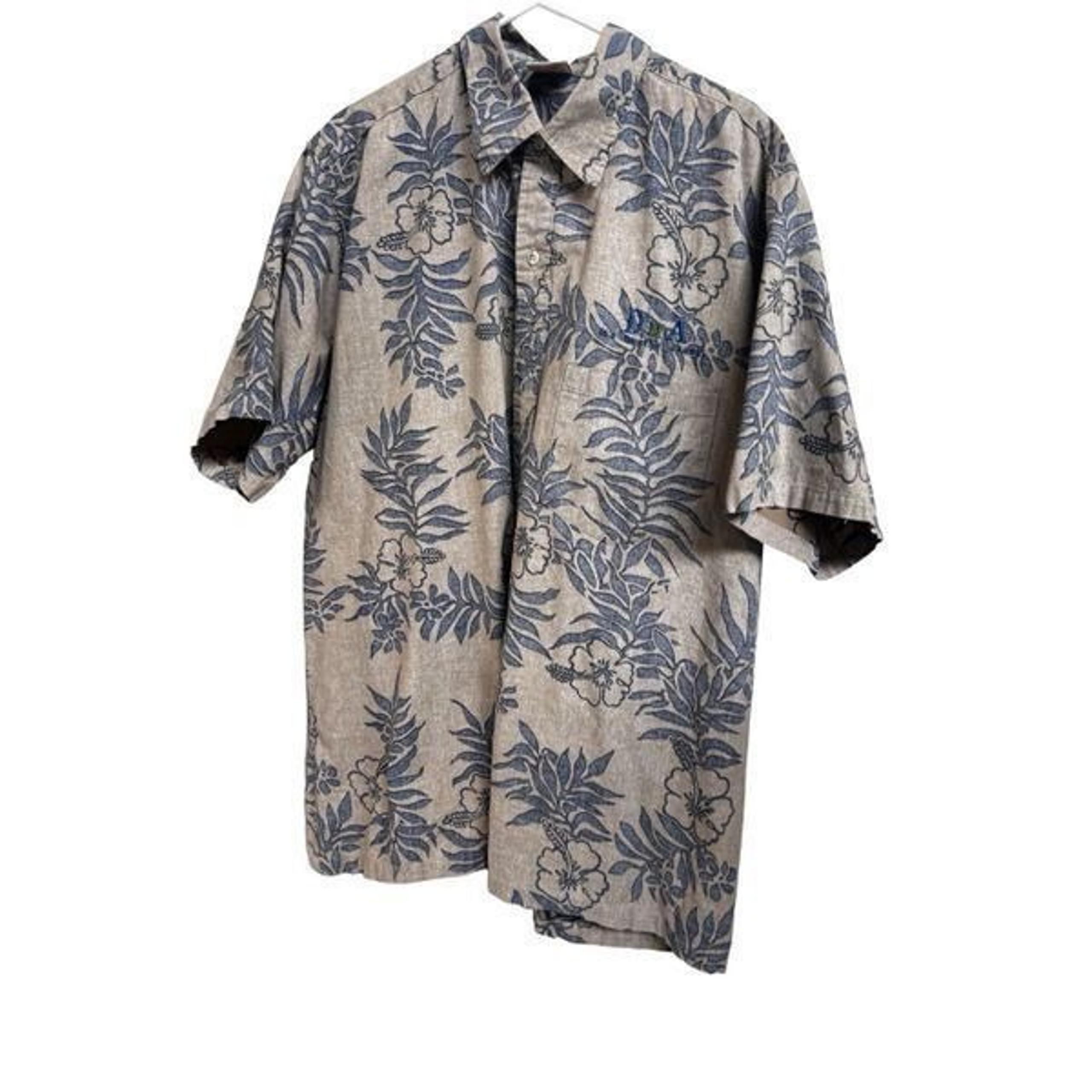 Go Barefoot Mens Mini Tahitian Pullover Reverse Cotton Shirt