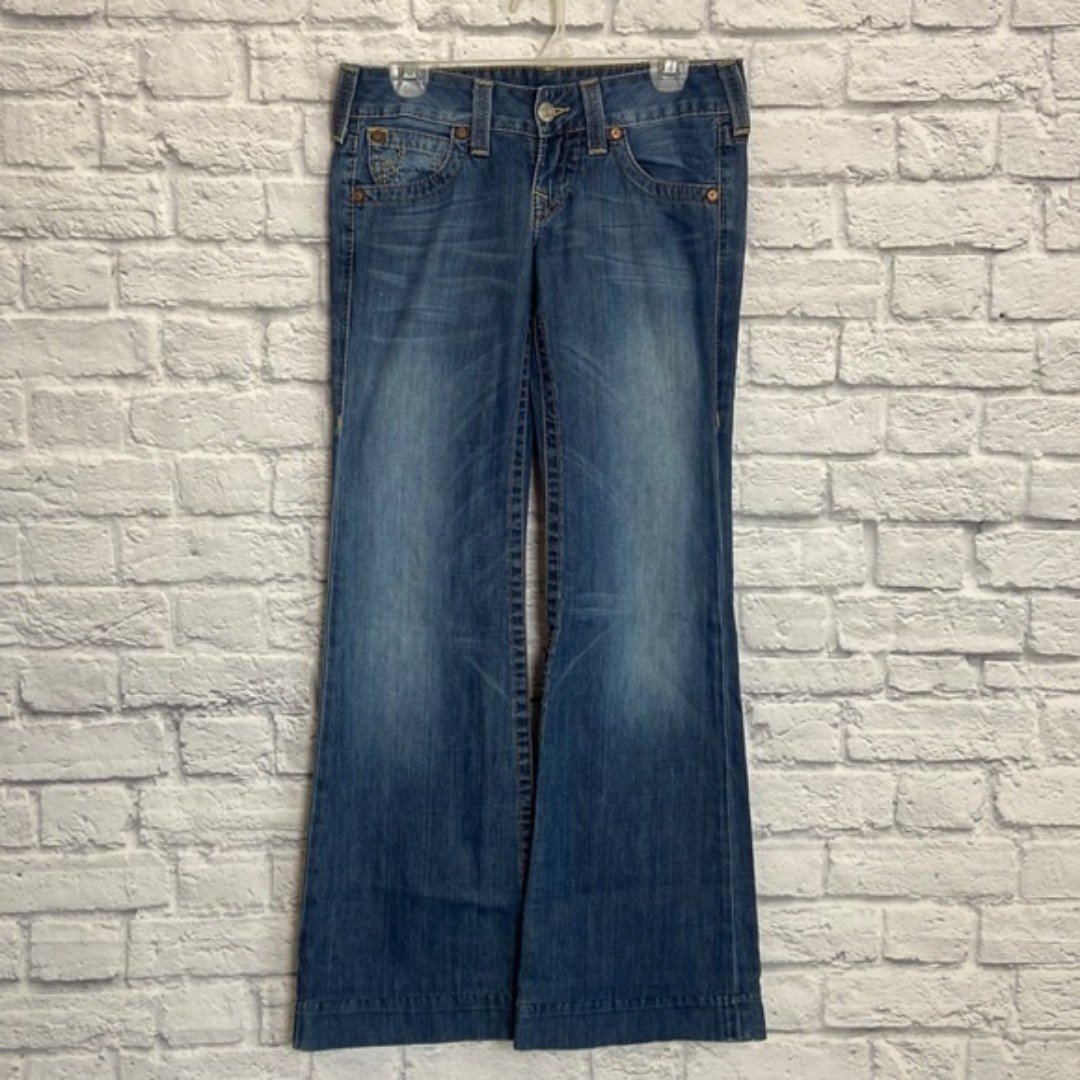 True Religion Candice Flare Leg Jeans size 27